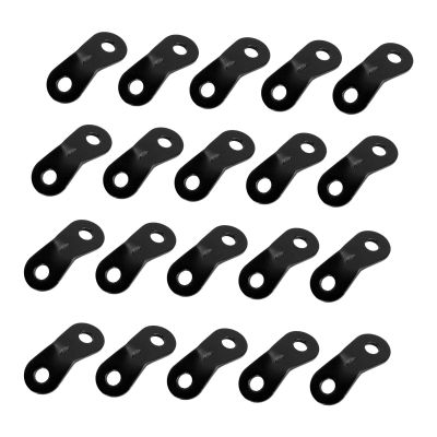 Jeanoko Paracord Tightener , Slip Rugged Dual Holes Rope Tensioner for Hiking (Black)