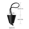 Axlksia 8 Pcs Kayak Scupper Plugs Kit, Silicone Universal Kayak Scupper Plug Drain Holes Stopper Bung with Lanyard, Kayak Accessories view 2