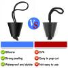 Axlksia 8 Pcs Kayak Scupper Plugs Kit, Silicone Universal Kayak Scupper Plug Drain Holes Stopper Bung with Lanyard, Kayak Accessories view 3