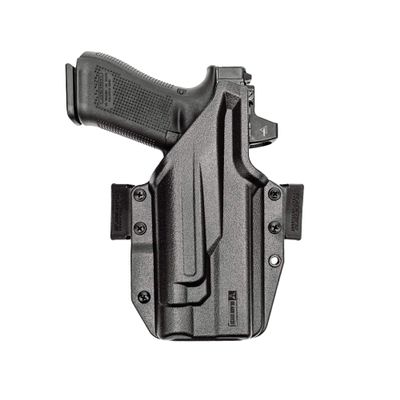 Glock 17/19/44/45/47 Gen 3-5 & 22/23 Gen 3-4, Shadow MR920 w/Streamlight TLR1 OWB Holster - USA Made - Total Eclipse OWB Holster - Outside Waistband Carry (Ambidextrous) - by Blade-Tech Holsters