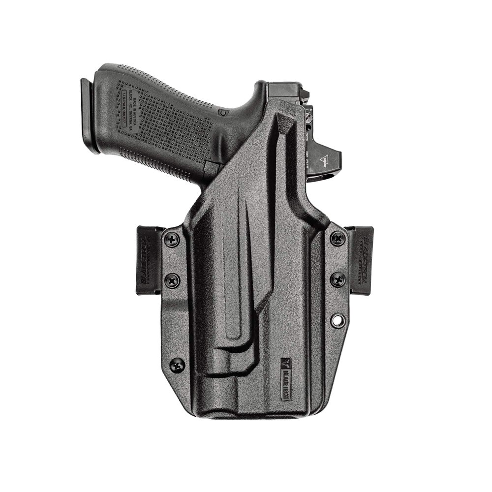 Glock 17/19/44/45/47 Gen 3-5 & 22/23 Gen 3-4, Shadow MR920 w/Streamlight TLR1 OWB Holster - USA Made - Total Eclipse OWB Holster - Outside Waistband Carry (Ambidextrous) - by Blade-Tech Holsters