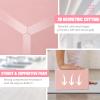 Biguphate Yoga Blocks 2 Pack, EVA Foam Yoga Block Supportive Latex-Free, Non-Slip Exercise Blocks, Yoga Accessories for Pilates, Meditation, Balance, Stretching and Deep Poses (Pink) view 3