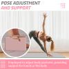 Biguphate Yoga Blocks 2 Pack, EVA Foam Yoga Block Supportive Latex-Free, Non-Slip Exercise Blocks, Yoga Accessories for Pilates, Meditation, Balance, Stretching and Deep Poses (Pink) view 4