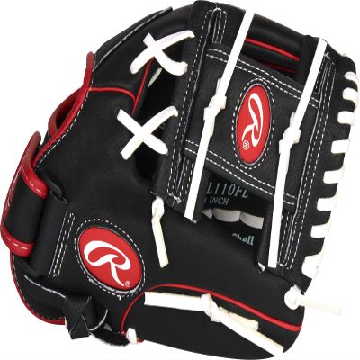 Rawlings | MARK OF A PRO LITE Youth Baseball Glove | Right Hand Throw | 11" - Pro I-Web | Francisco Lindor Model - Black/Red