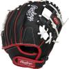 Rawlings | MARK OF A PRO LITE Youth Baseball Glove | Right Hand Throw | 11" - Pro I-Web | Francisco Lindor Model - Black/Red view 4
