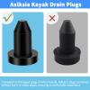 Axlksia 12 Pcs Kayak Drain Plugs for Pelican, Sun Dolphin Kayaks, Silicone Plugs Drain Replacement for Most Fishing Boats view 3