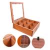 ABOOFAN Earring Jewelry Box Vintage Wooden Ring Trinket Organizer Organize Your Precious Gems view 2