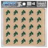 Knight Award Decals Warriors Spartans Titans Trojans Lancers Centurions Thick mil Vinyl 1-1/8" Diameter (100 Decals) Professional-Grade Football Hockey Baseball Softbal (Forest Green on Clear) view 1