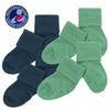 Babysoy Unisex Newborn Baby Gripper Socks - Toddler Ankle Non-Slip Socks with Grips- Pack of 4s (12-24 Months, Dragon/Indigo) view 3