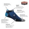 Darn Tough Vermont Men's Run No Show Tab Ultra-Lightweight Running Sock (Style 1033) - Race Red, Medium view 3