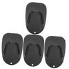 FAVOMOTO 4pcs Motorcycle Kickstand Extension Pad Side Support Plate for Enhanced Stability Uneven Non- Design for Grass Gravel and Parking view 1
