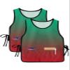 Ombre Green Red Cobbler Aprons with 2 Pockets for Women Men, Fashionable Printed Unisex Bib Waterproof Cleaning Smock Vest for Chef Kitchen Modern Abstract Gradient Color Art 2 Packs, 20''x 27.5'' view 1
