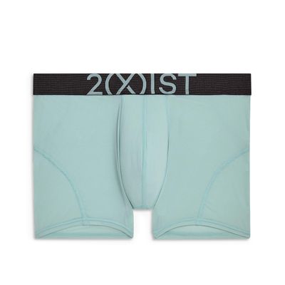 2(X)IST Men's Speed Dri Lightning Low Rise Trunk Aqua Haze