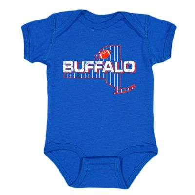 Buffalo Field Map Kid's Bodysuit for Football Fans (Royal, 18M)