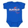 Buffalo Field Map Kid's Bodysuit for Football Fans (Royal, 18M)