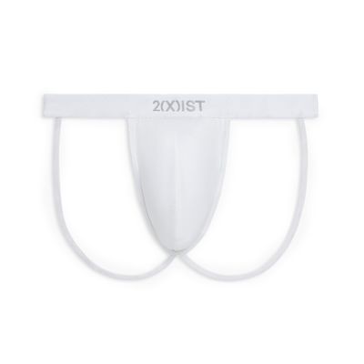 2(X)IST Men's Sliq Jock Strap Bright White