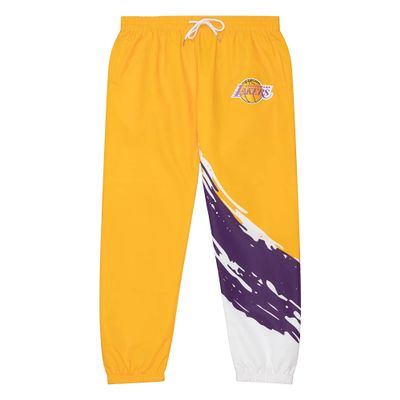 Mitchell & Ness NBA Paintbrush Warm UP Pants LA Lakers (L) Yellow