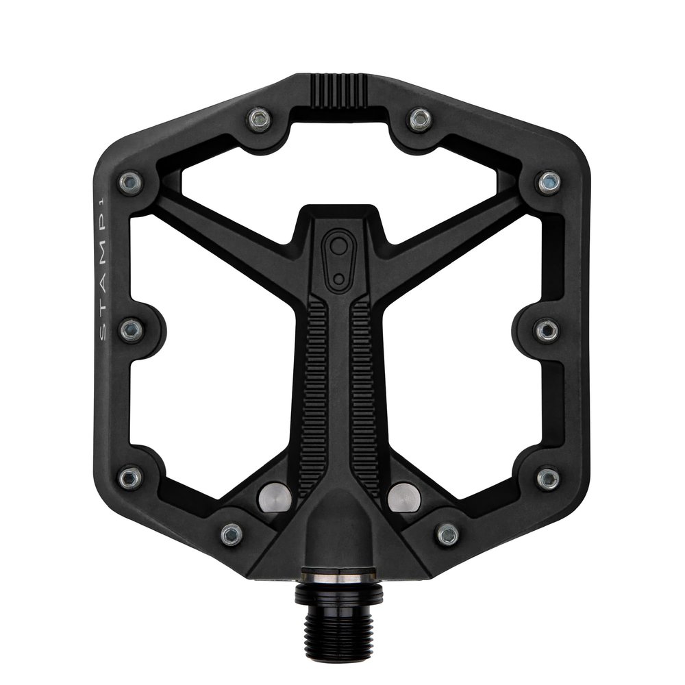 Crankbrothers Stamp 1 Gen 2,Composite MTB Bike Pedal, Black, Small