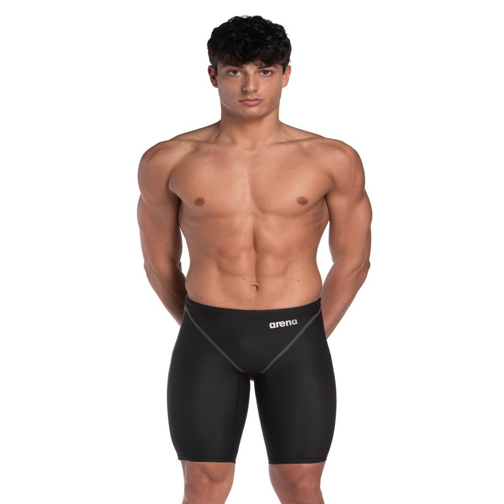 ARENA Powerskin ST Next Mens Racing Jammer Competition Swimsuit Sports Athletic Swim Team Championship Tech Suit, Black, Size 30