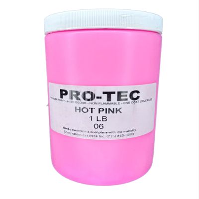 One Pound Can of Pro-Tec Lure Powder Paint, Cheaper by the Pound (Hot Pink 1LB)
