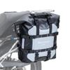 WILD HEART Motorcycle side bag stainless steel suspension waterproof bag Saddlebags 20L/25L waterproof Pianner Bag wear-resistant general-purpose Bike accessories (Grey, 25L, One Pack) view 1
