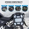 WILD HEART Motorcycle side bag stainless steel suspension waterproof bag Saddlebags 20L/25L waterproof Pianner Bag wear-resistant general-purpose Bike accessories (Grey, 25L, One Pack) view 4