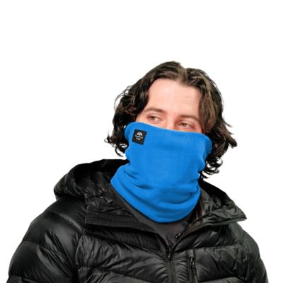 Turtle Fur Double-Layer Neck Warmer - Ultra-Soft, Stretchy Chelonia 150 Fleece Neck Gaiter Made with 100% Recycled Polyester, Blue