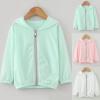 Baby Lightweight Sunscreen Hoodie Toddler Summer Sun otection Outwear Breathable Coat Jacket (White, 2-3 Years) view 3