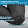Dialudon Knee Pads Compression Padded Long Leg Sleeves for Youth Adult Basketball Football Volleyball Wrestling Protector, Double Crashproof Knee & Calf Pads (1 Pair) view 3