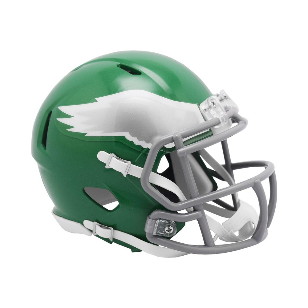 Riddell Philadelphia Eagles NFL 2023 On Field Alternate Mini Speed Helmet (Kelly Green)