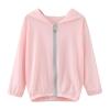 Baby Lightweight Sunscreen Hoodie Toddler Summer Sun otection Outwear Breathable Coat Jacket Girls (Pink, 2-3 Years) view 1