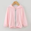 Baby Lightweight Sunscreen Hoodie Toddler Summer Sun otection Outwear Breathable Coat Jacket Girls (Pink, 2-3 Years) view 2