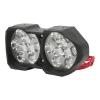 BORDSTRACT Electric Bike Light, Electric Bicycle Modification Double Head Lamp, 12V100V Super Bright Mountain Bike Headlight, Universal Bicycle Headlight for Road Bike, Commuters view 1