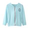 Toddler Boys Girls Sun otection Hoodie Jacket Kids Sunscreen Clothing Summer Zippered Coat (Sky Blue, 12-18 Months) view 1