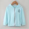 Toddler Boys Girls Sun otection Hoodie Jacket Kids Sunscreen Clothing Summer Zippered Coat (Sky Blue, 12-18 Months) view 2