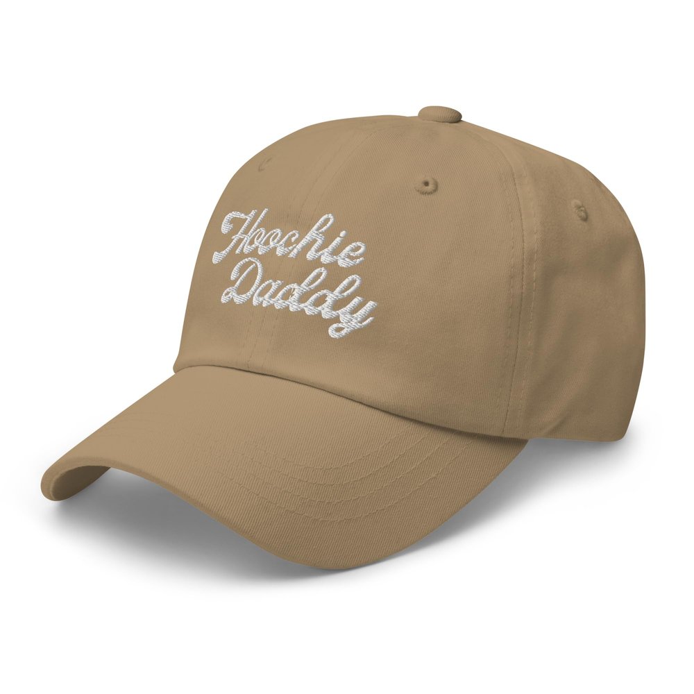 RIVEMUG Hoochie Daddy Cap Relaxed Fit Non Structured Curved Bill Low Crown Adjustable Dad Hat Khaki