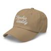 RIVEMUG Hoochie Daddy Cap Relaxed Fit Non Structured Curved Bill Low Crown Adjustable Dad Hat Khaki view 1