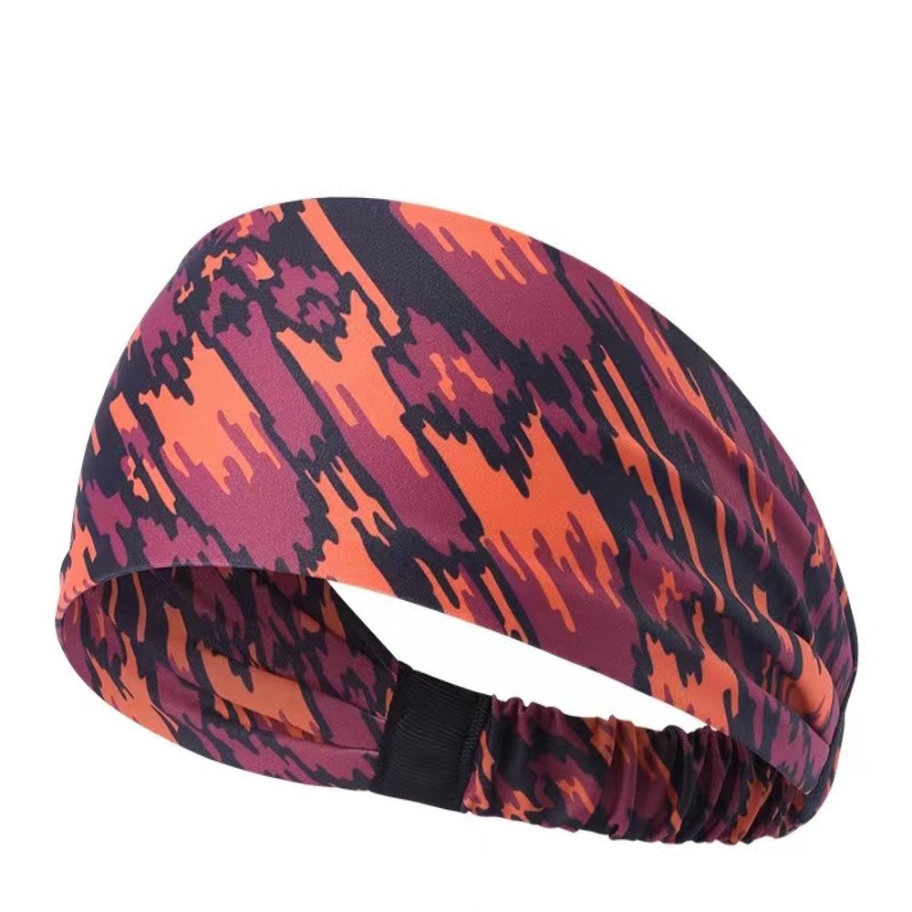 Sports Headband, Antiperspirant Bandana, Sports Quick-Drying Sweat Band, Basketball, Running, Fitness, Sweat-Wicking Headband