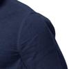 Maiyifu-GJ Men's Henley Linen Cotton Shirt Lightweight Button Up Yoga Shirts Casual Hippie Beach V-Neck Blouse (Dark Blue2,Large) view 3