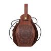 BLESSUME Medieval Pouch Drawstring Bag Renaissance Viking Costume Belt Pouch Waist Bag (Brown 12) view 1