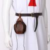 BLESSUME Medieval Pouch Drawstring Bag Renaissance Viking Costume Belt Pouch Waist Bag (Brown 12) view 3