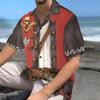 Pirate Costume Hawaiian Shirts for Men - Pirate Mens Button Down Short Sleeve Unisex Summer Aloha Shirts (PA-HW74) Size XL view 2