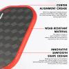 PICKLETECH Pickleball Paddle Protection Tape - Paddle Head Edge Guard - Racket Edge Protection Tape -Fit Perfectly Curved Edge -No Wrinkling view 4