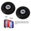 Rubber Luggage Universal Wheels, Dual Bearing Gaskets Luggage Wheel Replacement Kit Flexible Easy Glide Silent Operation Heavy Duty Capacity for Trolley Case (60x18mm/2.4x0.7in) view 3