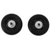 Rubber Luggage Universal Wheels, Dual Bearing Gaskets Luggage Wheel Replacement Kit Flexible Easy Glide Silent Operation Heavy Duty Capacity for Trolley Case (60x18mm/2.4x0.7in) view 4