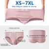 feichan ashion Men's Modal Cotton Brief Underwear, Soft ComfortPlus Size Triangle Underwear, High Waisted Underwear for Men (XXL, light gray) view 3