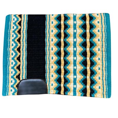 Western Horse Saddle Show Pad Blanket, Equestrian Ranch Pad, 100% Newzealand Woolen Pad Oversized Handmade Premium Quality ST-SP-101 (34" x 40")