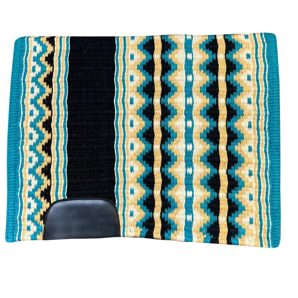 Western Horse Saddle Show Pad Blanket, Equestrian Ranch Pad, 100% Newzealand Woolen Pad Oversized Handmade Premium Quality ST-SP-101 (34" x 40")