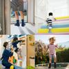 ELUTONG Toddler Socks With Grips For Boys Girls 15 Pairs Non Slip Sticky Crew Socks for 1-10 Years Baby Kids view 3