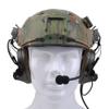 Aimsniper Tactical Headset (1C/2C)With Helmet Rail Adapter & MicrophoneNoise Reduction Electronic Sound Pickup Headphones Ear Muffs (OD) view 2